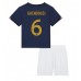 Tanie Strój piłkarski Francja Matteo Guendouzi #6 Koszulka Podstawowej dla dziecięce MŚ 2022 Krótkie Rękawy (+ szorty)